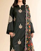 Nishat Black Cambric Suit- Pakistani Lawn Dress