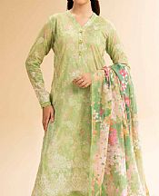 Nishat Light Green Lawn Suit- Pakistani Lawn Dress