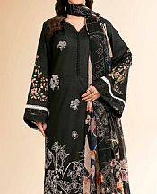 Nishat Black Cambric Suit- Pakistani Lawn Dress