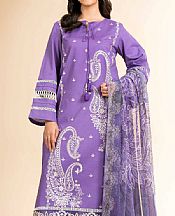 Nishat Light Purple Cambric Suit- Pakistani Designer Lawn Suits