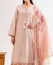 Nishat Pastel Pink Cambric Suit- Pakistani Designer Lawn Suits