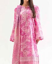 Nishat Pink Lawn Suit- Pakistani Designer Lawn Suits