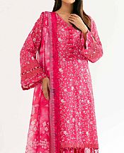 Nishat Warm Pink Lawn Suit- Pakistani Lawn Dress