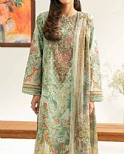 Nishat Green Mist Lawn Suit- Pakistani Lawn Dress