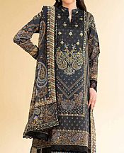 Nishat Black Lawn Suit- Pakistani Designer Lawn Suits