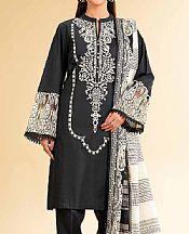 Nishat Black Cambric Suit- Pakistani Lawn Dress
