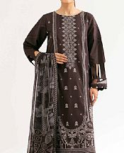 Nishat Black Cambric Suit- Pakistani Lawn Dress