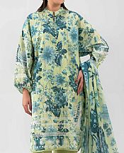 Nishat Light Green/Dull Teal Lawn Suit (2 pcs)- Pakistani Designer Lawn Suits