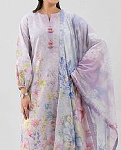 Nishat Lilac Lawn Suit (2 pcs)- Pakistani Lawn Dress