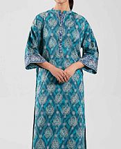 Nishat Turquoise Lawn Suit (2 pcs)- Pakistani Designer Lawn Suits