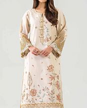 Nishat Beige Lawn Suit (2 pcs)- Pakistani Lawn Dress