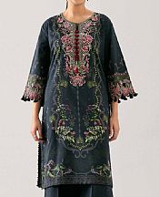 Nishat Black Lawn Suit (2 pcs)- Pakistani Designer Lawn Suits