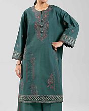Nishat Mineral Green Cambric Suit (2 pcs)- Pakistani Designer Lawn Suits