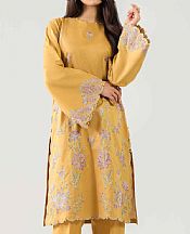 Nishat Mustard Cambric Suit (2 pcs)- Pakistani Designer Lawn Suits