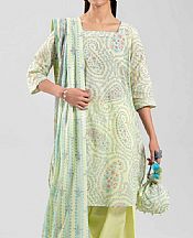 Nishat Cream Lawn Suit- Pakistani Designer Lawn Suits