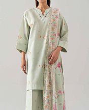 Nishat Light Mint Green Lawn Suit- Pakistani Lawn Dress