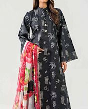 Nishat Black Lawn Suit- Pakistani Lawn Dress