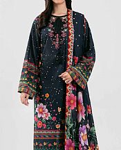 Nishat Black Lawn Suit- Pakistani Designer Lawn Suits