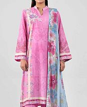 Nishat Pink Lawn Suit- Pakistani Lawn Dress