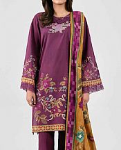 Nishat Plum Lawn Suit- Pakistani Designer Lawn Suits