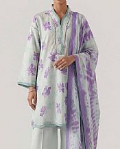 Nishat Sea Mist/Lavender Lawn Suit- Pakistani Lawn Dress
