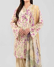 Nishat Ivory Lawn Suit- Pakistani Lawn Dress
