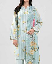 Nishat Pale Aqua Lawn Suit- Pakistani Lawn Dress