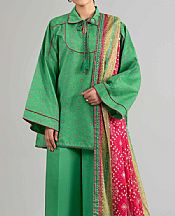 Nishat Green Lawn Suit- Pakistani Lawn Dress