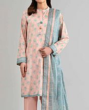 Nishat Cavern Pink Lawn Suit- Pakistani Designer Lawn Suits