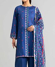 Nishat Blue Lawn Suit- Pakistani Lawn Dress