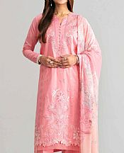 Nishat Pastel Pink Lawn Suit- Pakistani Lawn Dress