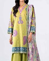 Olive Lawn Suit (2 pcs)