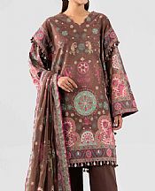 Congo Brown Lawn Suit (2 pcs)