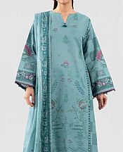 Moonstone Blue Lawn Suit (2 pcs)