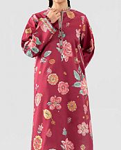 Light Burgundy Lawn Suit (2 pcs)