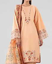 Peach Lawn Suit