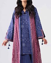 Navy Blue Lawn Suit