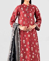 Dull Red Lawn Suit