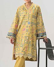 Nishat Sand Gold Lawn Suit (2 pcs)- Pakistani Lawn Dress