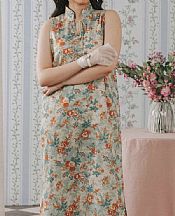 Nishat Light Green Lawn Suit (2 pcs)- Pakistani Designer Lawn Suits