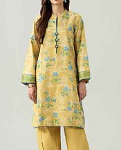 Nishat Sand Gold Lawn Suit (2 pcs)- Pakistani Designer Lawn Suits
