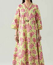Nishat Yellow Lawn Suit (2 pcs)- Pakistani Lawn Dress