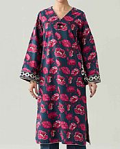 Nishat Navy Blue Lawn Suit (2 pcs)- Pakistani Lawn Dress