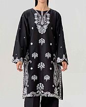 Nishat Black Lawn Suit (2 pcs)- Pakistani Designer Lawn Suits