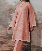 Nishat Peach Lawn Suit (2 pcs)- Pakistani Lawn Dress
