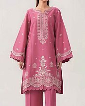Nishat Solid Pink Lawn Suit (2 pcs)- Pakistani Designer Lawn Suits