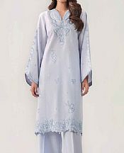Nishat Sky Blue Lawn Suit (2 pcs)- Pakistani Designer Lawn Suits