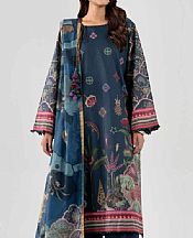 Midnight Blue Lawn Suit