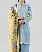 Baby Blue Lawn Suit
