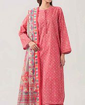 Pink Lawn Suit